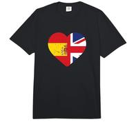 Patrimonio británico Bandera española Bandera Inglesa Comfort Colors Adult Heavyweight T-Shirt