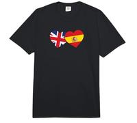 Patrimonio británico Bandera española Bandera Inglesa Comfort Colors Adult Heavyweight T-Shirt