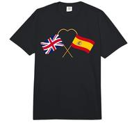 Patrimonio británico Bandera española Bandera Inglesa Comfort Colors Adult Heavyweight T-Shirt