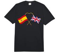 Patrimonio británico Bandera española Bandera Inglesa Comfort Colors Adult Heavyweight T-Shirt