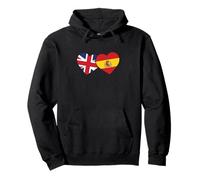 Patrimonio británico Bandera española Bandera Inglesa Sudadera con Capucha
