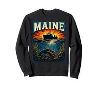 Patrimonio costero del Barco Langosta de Maine Sudadera