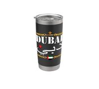 Patrimonio cultural inspirado en la bandera de Dubai EAU Vaso térmico de acero inoxidable de doble pared