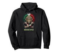 Patrimonio de Guerrero Antiguo del Orgullo del Boxeo Mexicano Sudadera con Capucha