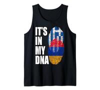 Patrimonio de la Bandera de ADN armenio y Griego Camiseta sin Mangas