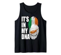 Patrimonio de la Bandera de ADN chipriota e Irlandesa Camiseta sin Mangas