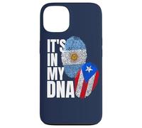 Patrimonio de la bandera de ADN de Argentina y Puerto Rico Carcasa para iPhone 13