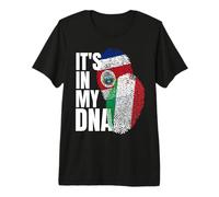 Patrimonio de la Bandera de ADN de Costa Rica e Italiana Camiseta Premium