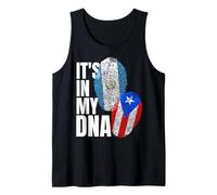 Patrimonio de la Bandera de ADN de Guatemala y Puerto Rico Camiseta sin Mangas