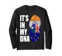 Patrimonio de la Bandera de ADN de Mezcla India y Manga Larga