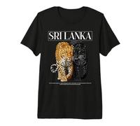 Patrimonio de la Vida Silvestre del Leopardo de Sri Lanka Camiseta Premium