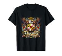 Patrimonio de Las águilas del Escudo Real de Maryland Camiseta
