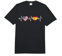 Patrimonio Estadounidense Bandera española Bandera América Comfort Colors Adult Heavyweight T-Shirt