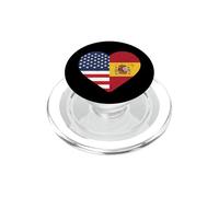 Patrimonio Estadounidense Bandera española Bandera América PopSockets PopGrip para MagSafe