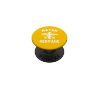 Patrimonio Maya Pintura rupestre Pájaro Petroglifo México Yucatán PopSockets PopGrip Adhesivo