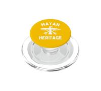 Patrimonio Maya Pintura rupestre Pájaro Petroglifo México Yucatán PopSockets PopGrip para MagSafe
