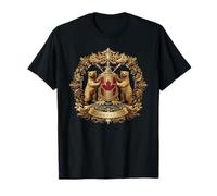 Patrimonio real canadiense - Escudo de hoja de arce con osos Camiseta