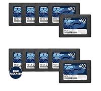 Patriot Memory Burst Elite SATA 3 SSD de 480GB de 2.5 Pulgadas Unidad de Estado Sólido Interna Paquete a Granel de 10 Unidades - PBE480GS25SSD0B