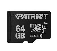 Patriot Memory Tarjeta de Memoria Flash MicroSD de la Serie LX de 64GB - PSF64GMDC10