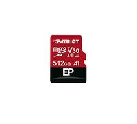 Patriot Memory Tarjeta de Memoria MicroSDXC EP Series A1 V30 512 GB hasta 90MB/Sec PEF512GEP31MCX