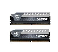 Patriot Memory Viper Elite DDR4 2666 8GB (2x4GB) C16 Kit de Memoria RAM Alto Rendimiento XMP 2.0 Negro/Gris PVE48G266C6KGY