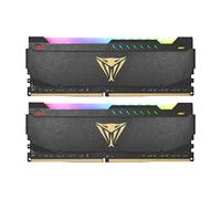 Viper Steel DDR4 3200MHz 16GB (2x8GB) C16 Kit LED RGB de Memoria Alto Rendimiento Gris