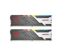 Patriot Memory Viper Venom DDR5 RGB 32GB (2x16GB) 6800MHz Kit de Memoria RAM DIMM 288-Pin PVVR532G680C34K, Intel XMP, Negro