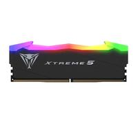 Patriot Viper Xtreme 5 RGB 48GB (2x24GB) DDR5 7600MHz CL36 DIMM PVXR548G76C36K - Memoria RAM con disipador y luz multicolor