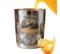 Patriot Whiskey Tumbler - Commemorative Etched Glass, Heritage Drinkware for Gifting, Vintage Bar Glass, Collectible Whiskey Glasses with 250th Celebration Design, Clear Crystal Tumbler for Sipping