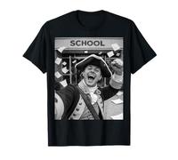 Patriota Último Día De Escuela Vacaciones De Verano Divertido Meme Selfie Camiseta