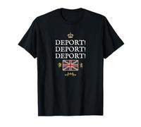 PATRIOTAS BRITÁNICAS PROTEGEN EL Apoyo A LA DEPORTACIÓN DE Jack DE UNIÓN DE Camiseta