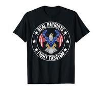 Patriotas reales luchan contra el fascismo y protesta política fascista Camiseta