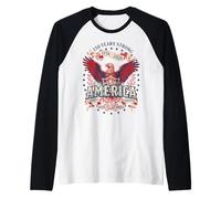 Patriotic 250 Vintage 4 de Julio de 2026 EE. UU. - Orgullosa Historia de EE. UU Camiseta Manga Raglan