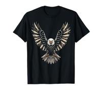 Patriotic American Flag Bald Eagle USA Pride 4th of July Camiseta