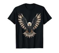 Patriotic American Flag Bald Eagle USA Pride 4th of July Camiseta
