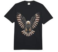 Patriotic American Flag Bald Eagle USA Pride 4th of July Comfort Colors Adult Heavyweight T-Shirt