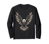 Patriotic American Flag Bald Eagle USA Pride 4th of July Manga Larga