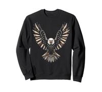 Patriotic American Flag Bald Eagle USA Pride 4th of July Sudadera