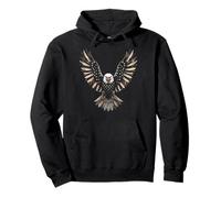 Patriotic American Flag Bald Eagle USA Pride 4th of July Sudadera con Capucha