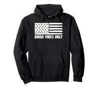 Patriotic American Flag Bingo Vibes solo el 4 de julio en EE. UU. Sudadera con Capucha