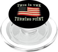 Patriotic American Turning Point Bandera de EE.UU. Libertad PopSockets PopGrip para MagSafe