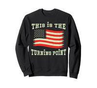 Patriotic American Turning Point Bandera de EE.UU. Libertad Sudadera