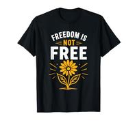 Patriotic Americans Quote Simple Freedom Is Not Free Camiseta