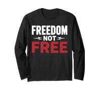 Patriotic Americans Quote Simple Freedom Is Not Free Manga Larga