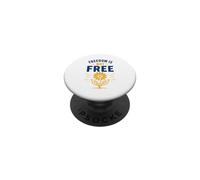 Patriotic Americans Quote Simple Freedom Is Not Free PopSockets PopGrip Adhesivo