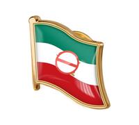 Patriotic Brooch - Metal Pin for Women’s Fashion | Symbolic Collectible Accessory with Decorative Pattern, Elegant Lapel Ornament, Lightweight Jewelry Piece with Secure Clasp & Stylish Appeal for Jack