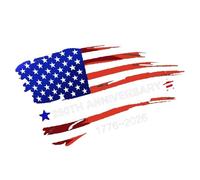 Patriotic Car Sticker, US 250th Decal, 9.84x5.47 Inches PVC Automotive Sticker with Build, Vehicle Body Decal with Vibrant Design, Car Accessory with Easy Apply, SUV Truck Sedan St