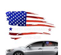 Patriotic Car Stickers, America 250th Vehicle Decal, Sturdy Automotive Body Decoration for SUVs, RVs, Trucks, Sedans, Drivers, Road Trips, Daily Commute, Highway Travel, Veterans