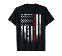 Patriotic Dad 2026 Promovido a Daddy Est 2026 Nuevo papá 2026 Camiseta
