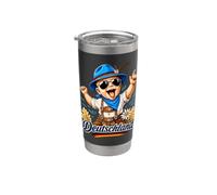 Patriotic Deutschland Trachten Heimat Patrioten Motiv Vaso térmico de acero inoxidable de doble pared